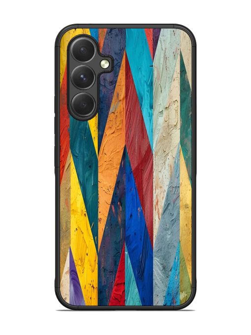 Abstract Tapestry Glossy Soft Edge Case for Samsung Galaxy A54 (5G) Chachhi