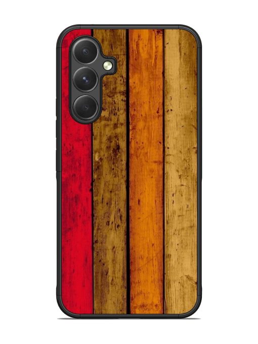 Colorful Woodgrain Glossy Soft Edge Case for Samsung Galaxy A54 (5G) Chachhi