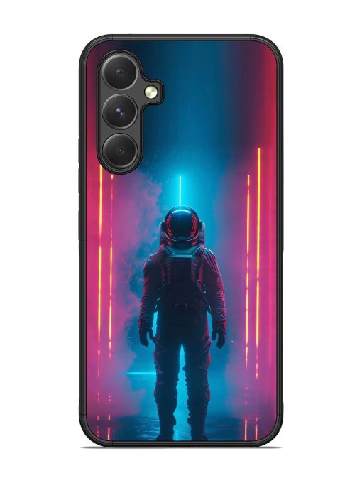 Neon Astronaut Glossy Soft Edge Case for Samsung Galaxy A54 (5G) Chachhi