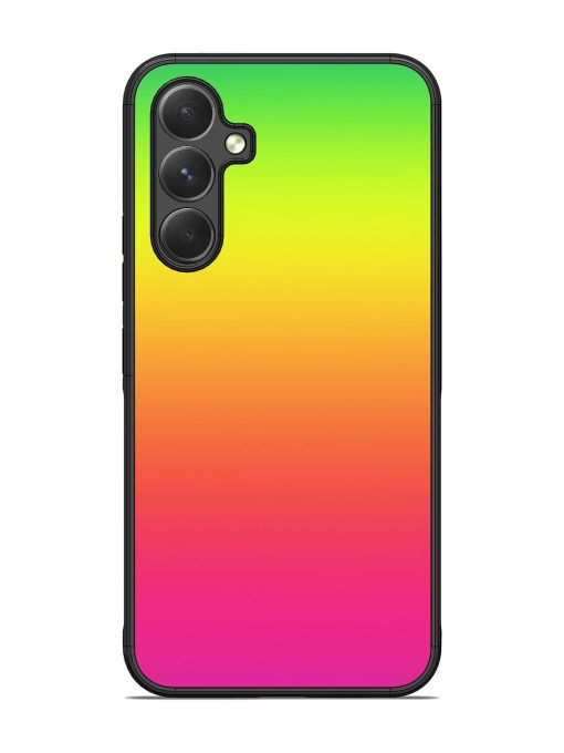 Rainbow Gradient Glossy Soft Edge Case for Samsung Galaxy A54 (5G)