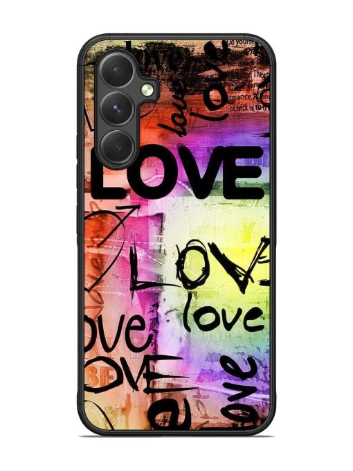 Love Graffiti Glossy Soft Edge Case for Samsung Galaxy A54 (5G) Chachhi