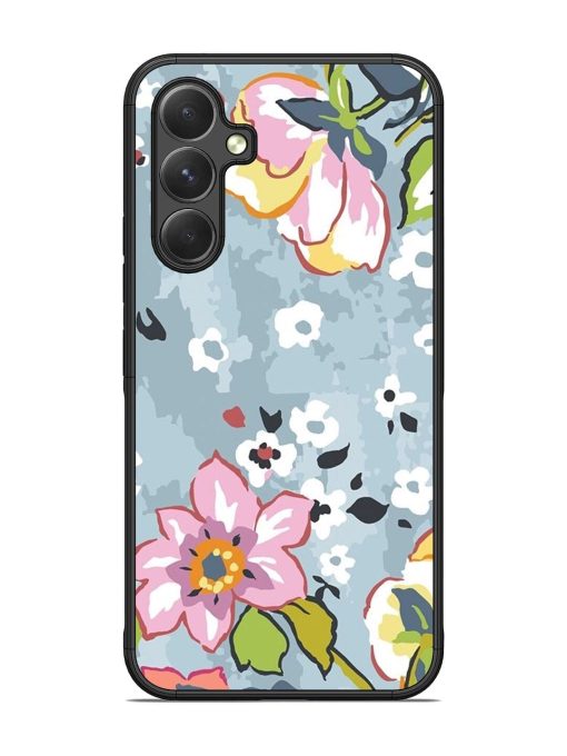 Floral Fantasy Glossy Soft Edge Case for Samsung Galaxy A54 (5G)