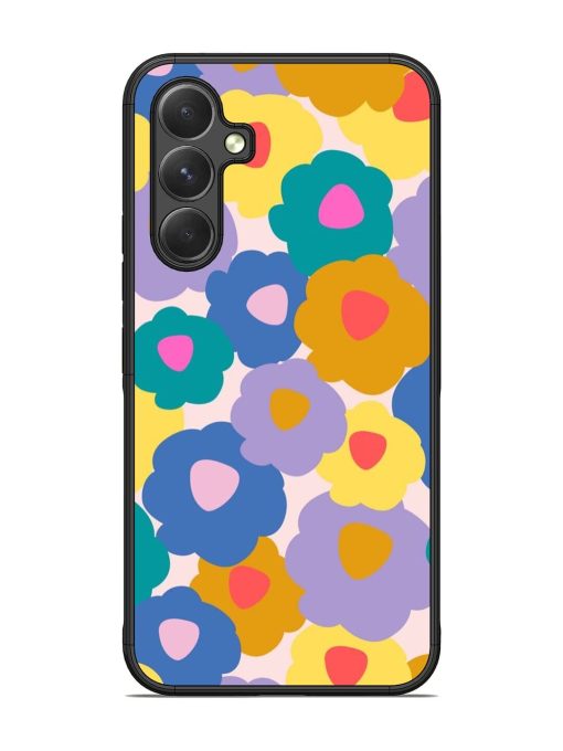 Flower Power Glossy Soft Edge Case for Samsung Galaxy A54 (5G) Chachhi