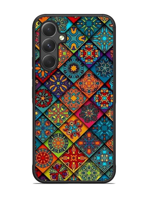 Patchwork Mandala Mosaic Glossy Soft Edge Case for Samsung Galaxy A54 (5G) Chachhi