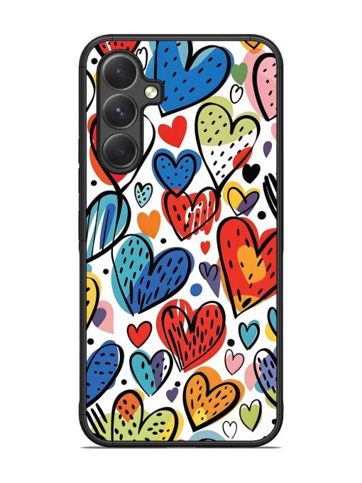 Heartfelt Harmony Glossy Soft Edge Case for Samsung Galaxy A54 (5G) Chachhi