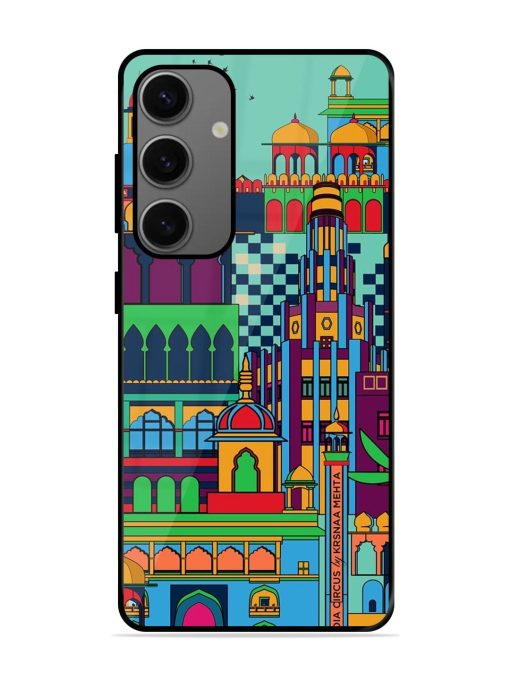 Indian Tapestry Glossy Soft Edge Case for Samsung Galaxy A55 (5G) Chachhi