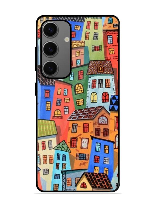 Rainbow House Glossy Soft Edge Case for Samsung Galaxy A55 (5G) Chachhi