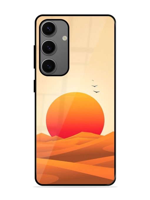 Desert Sunset Glossy Soft Edge Case for Samsung Galaxy A55 (5G) Chachhi