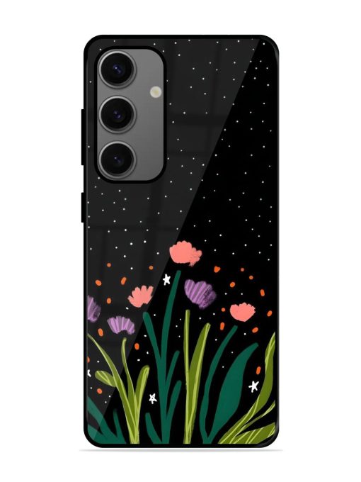 Midnight Bloom Glossy Soft Edge Case for Samsung Galaxy A55 (5G) Chachhi