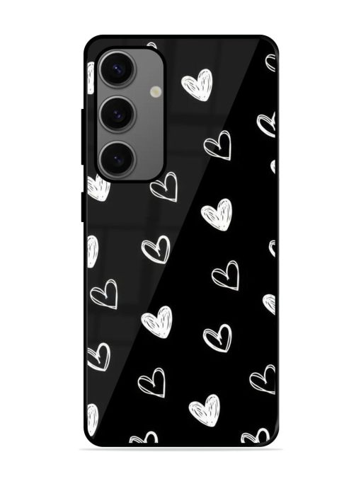 Scattered Hearts Glossy Soft Edge Case for Samsung Galaxy A55 (5G) Chachhi