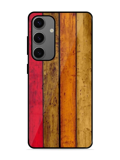 Colorful Woodgrain Glossy Soft Edge Case for Samsung Galaxy A55 (5G) Chachhi