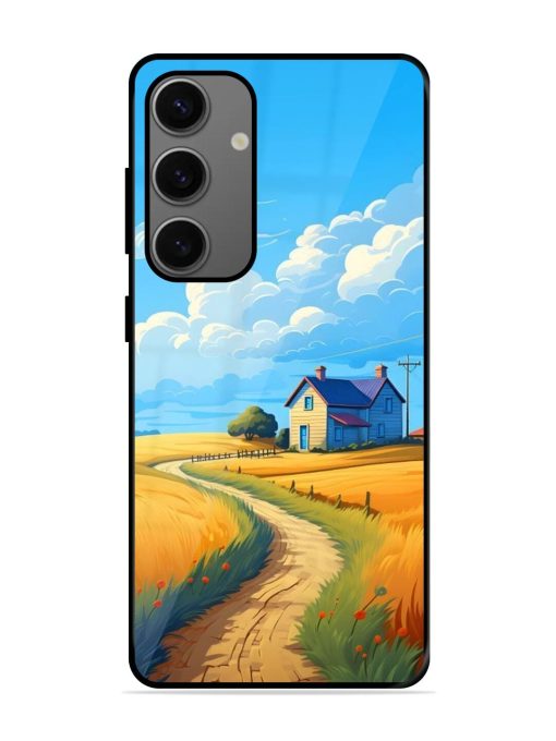 Countryside Cottage Glossy Soft Edge Case for Samsung Galaxy A55 (5G) Chachhi