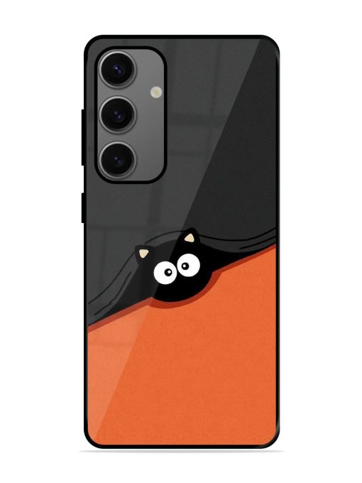 Peek-A-Boo Kitty Glossy Soft Edge Case for Samsung Galaxy A55 (5G)