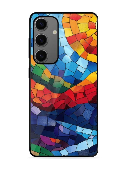 Mosaic Sunset Glossy Soft Edge Case for Samsung Galaxy A55 (5G) Chachhi