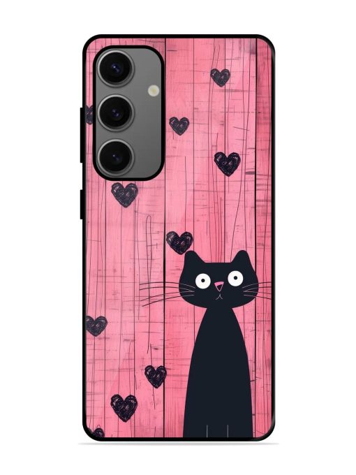 Feline Valentine'S Day Glossy Soft Edge Case for Samsung Galaxy A55 (5G) Chachhi