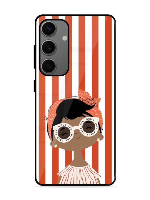 Girls Just Wanna Have Fun Glossy Soft Edge Case for Samsung Galaxy A55 (5G) Chachhi