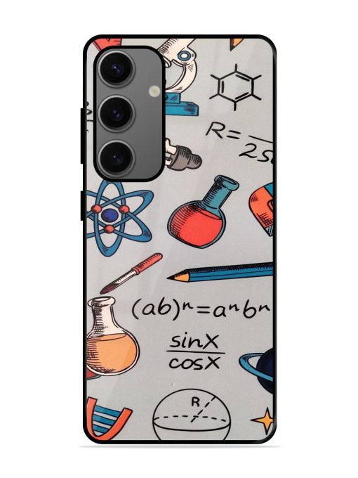 Science Doodle Delight Glossy Soft Edge Case for Samsung Galaxy A55 (5G)