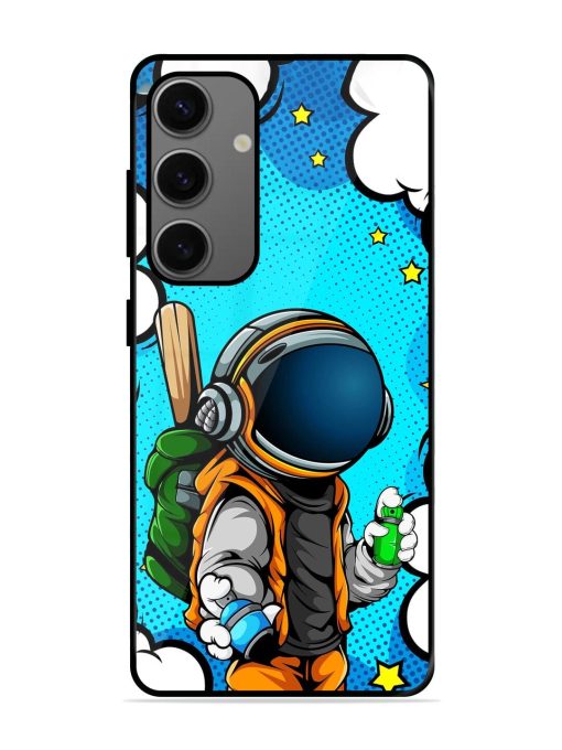 Space Graffiti Artist Glossy Soft Edge Case for Samsung Galaxy A55 (5G) Chachhi