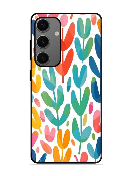 Rainbow Of Blooms Glossy Soft Edge Case for Samsung Galaxy A55 (5G) Chachhi