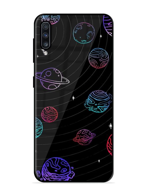 Cosmic Ballet Glossy Soft Edge Case for Samsung Galaxy A70 Chachhi