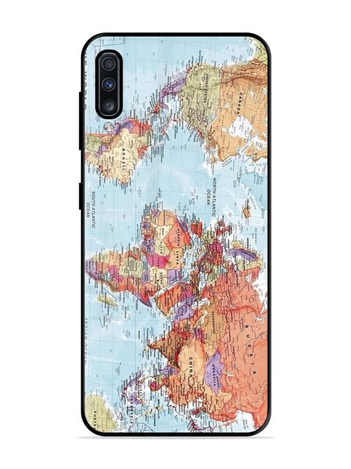 Our Blue Marble Glossy Soft Edge Case for Samsung Galaxy A70 Chachhi