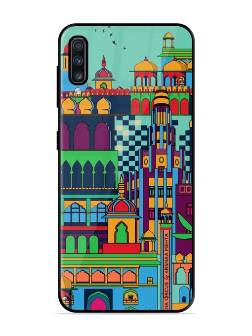 Indian Tapestry Glossy Soft Edge Case for Samsung Galaxy A70 Chachhi