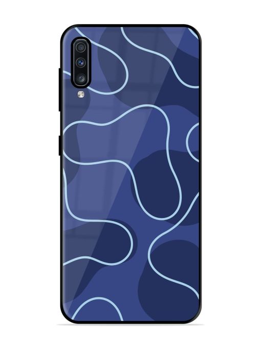 Midnight Maze Glossy Soft Edge Case for Samsung Galaxy A70 Chachhi