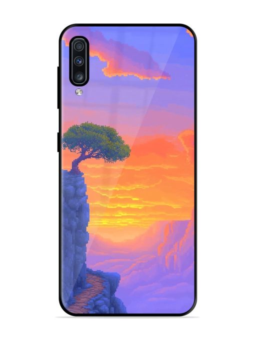 Cliffside Solitude Glossy Soft Edge Case for Samsung Galaxy A70 Chachhi