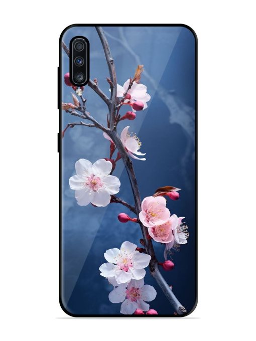 Delicate Blossoms Glossy Soft Edge Case for Samsung Galaxy A70 Chachhi