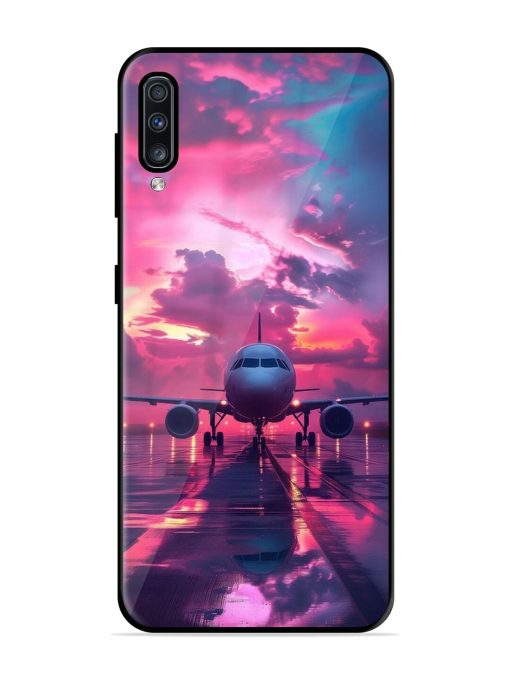 Neon Runway Glossy Soft Edge Case for Samsung Galaxy A70