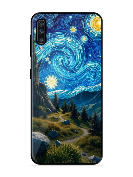 Starry Night In The Shire Glossy Soft Edge Case for Samsung Galaxy A70