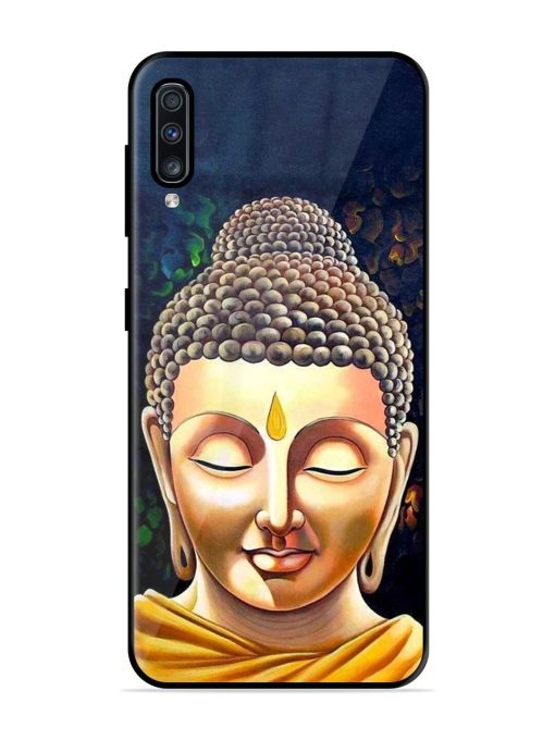 Buddha Face Glossy Soft Edge Case for Samsung Galaxy A70 Chachhi