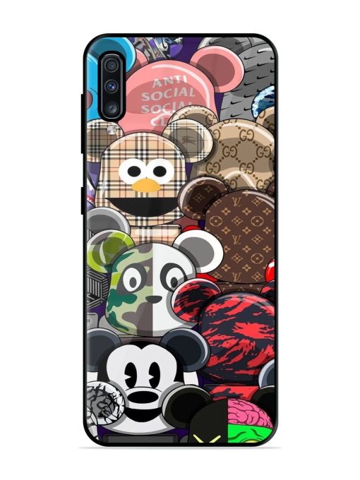 Streetwear Bearbrick Extravaganza Glossy Soft Edge Case for Samsung Galaxy A70 Chachhi