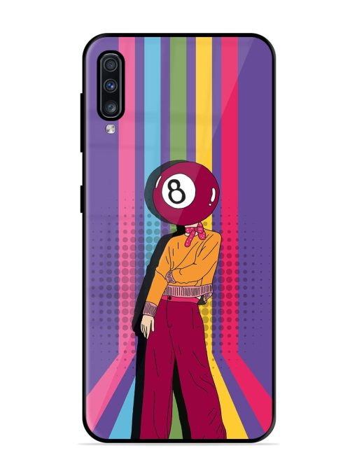 Eight Ball Fashionista Glossy Soft Edge Case for Samsung Galaxy A70 Chachhi