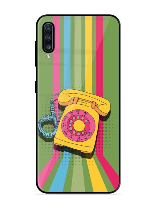 Retro Dialer Glossy Soft Edge Case for Samsung Galaxy A70