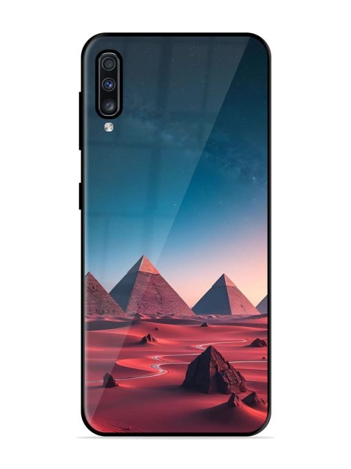 Ancient Wonders Sky Glossy Soft Edge Case for Samsung Galaxy A70 Chachhi