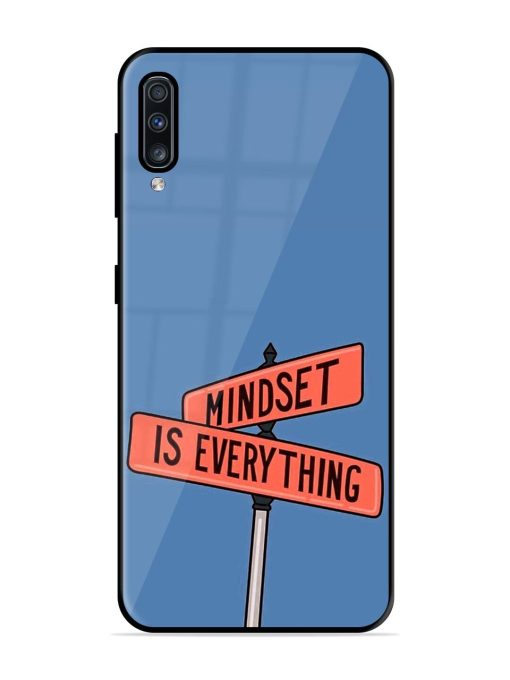 Mindset Matters Glossy Soft Edge Case for Samsung Galaxy A70S Chachhi