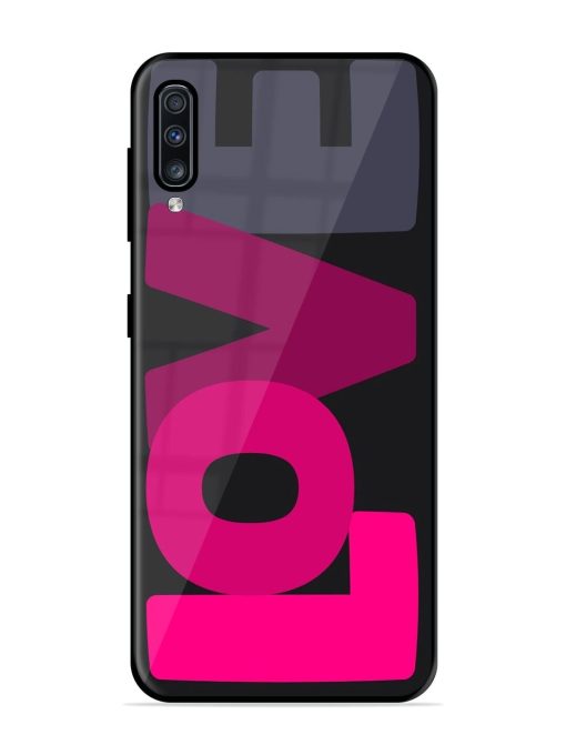 Pixelated Pastel Glossy Soft Edge Case for Samsung Galaxy A70S