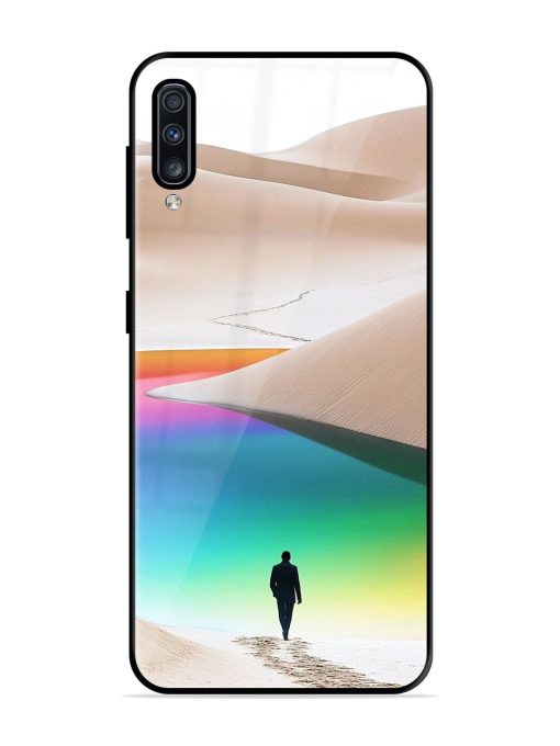 Desert Dreams Glossy Soft Edge Case for Samsung Galaxy A70S Chachhi