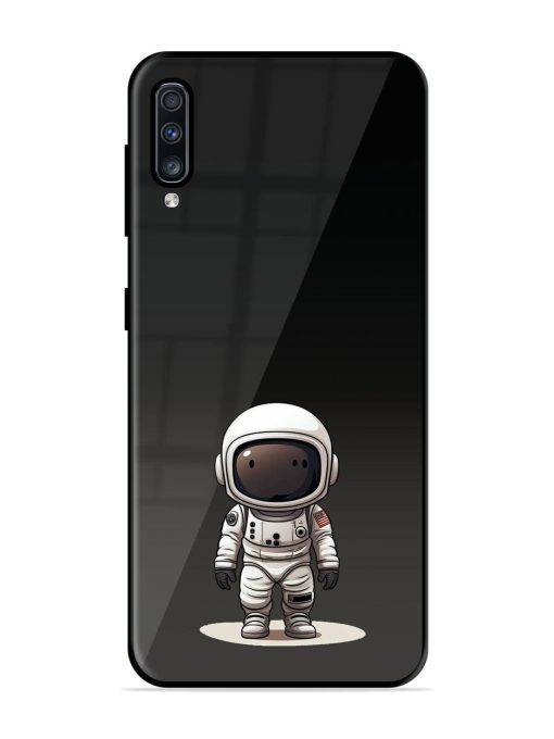 Neon Astronaut Glossy Soft Edge Case for Samsung Galaxy A70S Chachhi