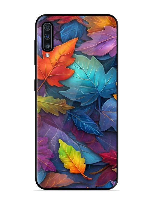 Autumn'S Embrace Glossy Soft Edge Case for Samsung Galaxy A70S Chachhi