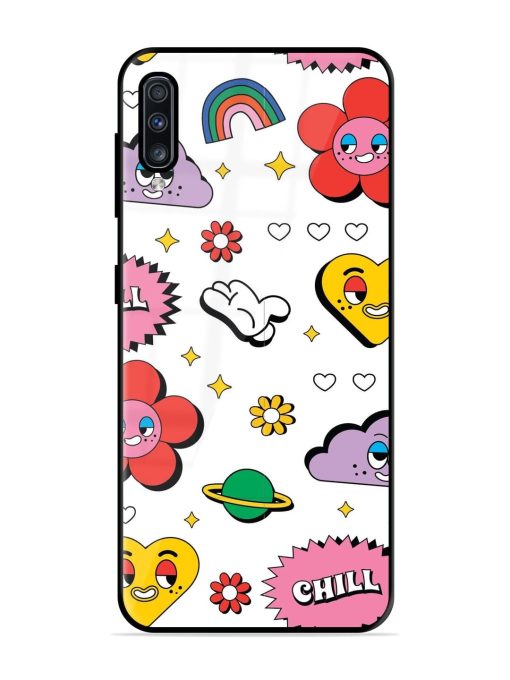 Whimsical Wonderland Glossy Soft Edge Case for Samsung Galaxy A70S Chachhi