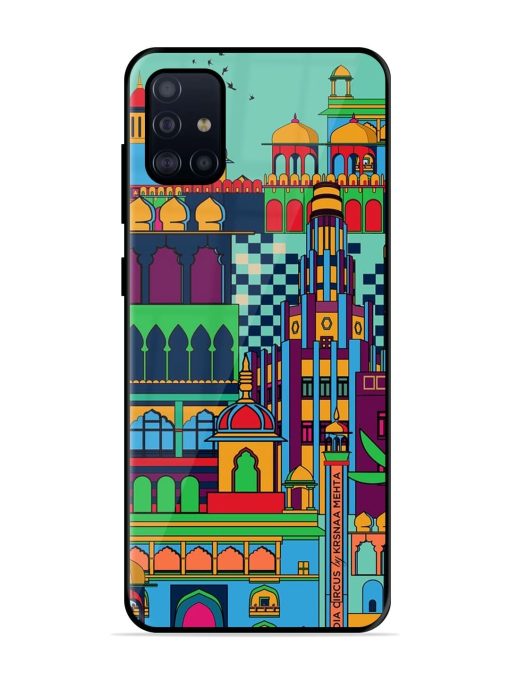 Indian Tapestry Glossy Soft Edge Case for Samsung Galaxy A71 Chachhi