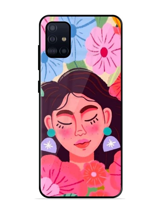 Blooming Serenity Glossy Soft Edge Case for Samsung Galaxy A71 Chachhi