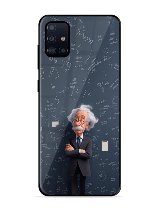 Albert Einstein Glossy Soft Edge Case for Samsung Galaxy A71 Chachhi