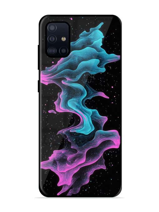 Cosmic Currents Glossy Soft Edge Case for Samsung Galaxy A71 Chachhi