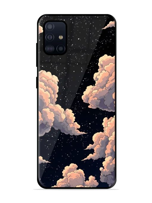 Starry Night Dreams Glossy Soft Edge Case for Samsung Galaxy A71 Chachhi