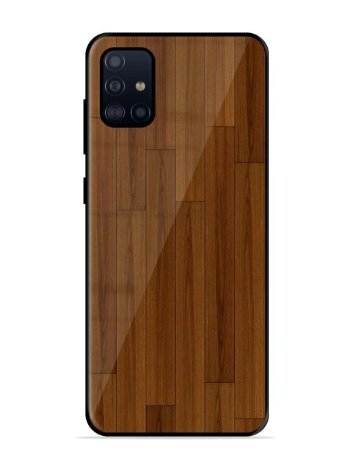 Warm Woodgrain Glossy Soft Edge Case for Samsung Galaxy A71 Chachhi