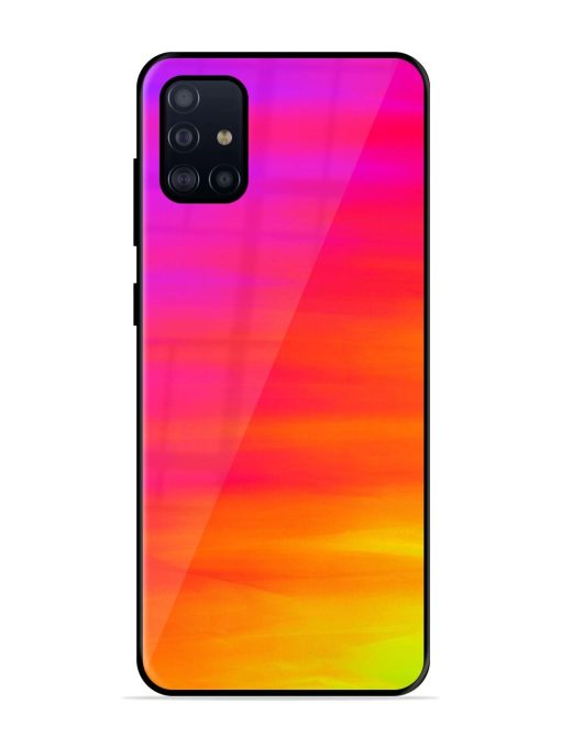 Neon Horizon Glossy Soft Edge Case for Samsung Galaxy A71 Chachhi