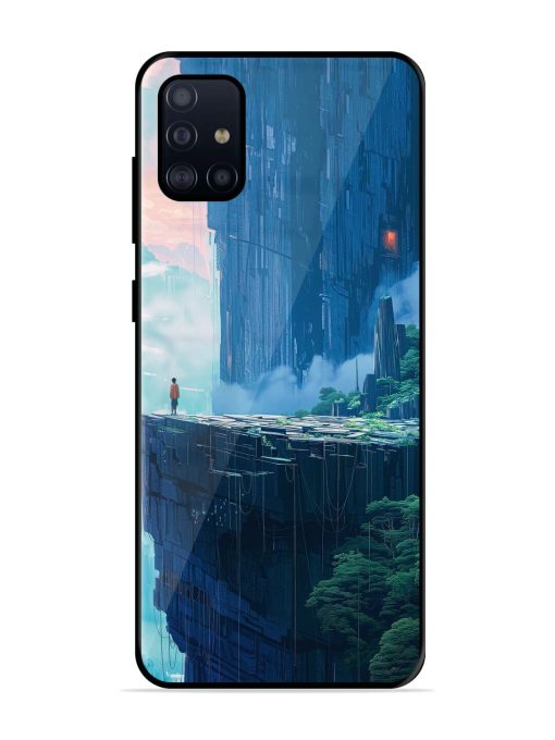 Solitude In The Sky Glossy Soft Edge Case for Samsung Galaxy A71 Chachhi